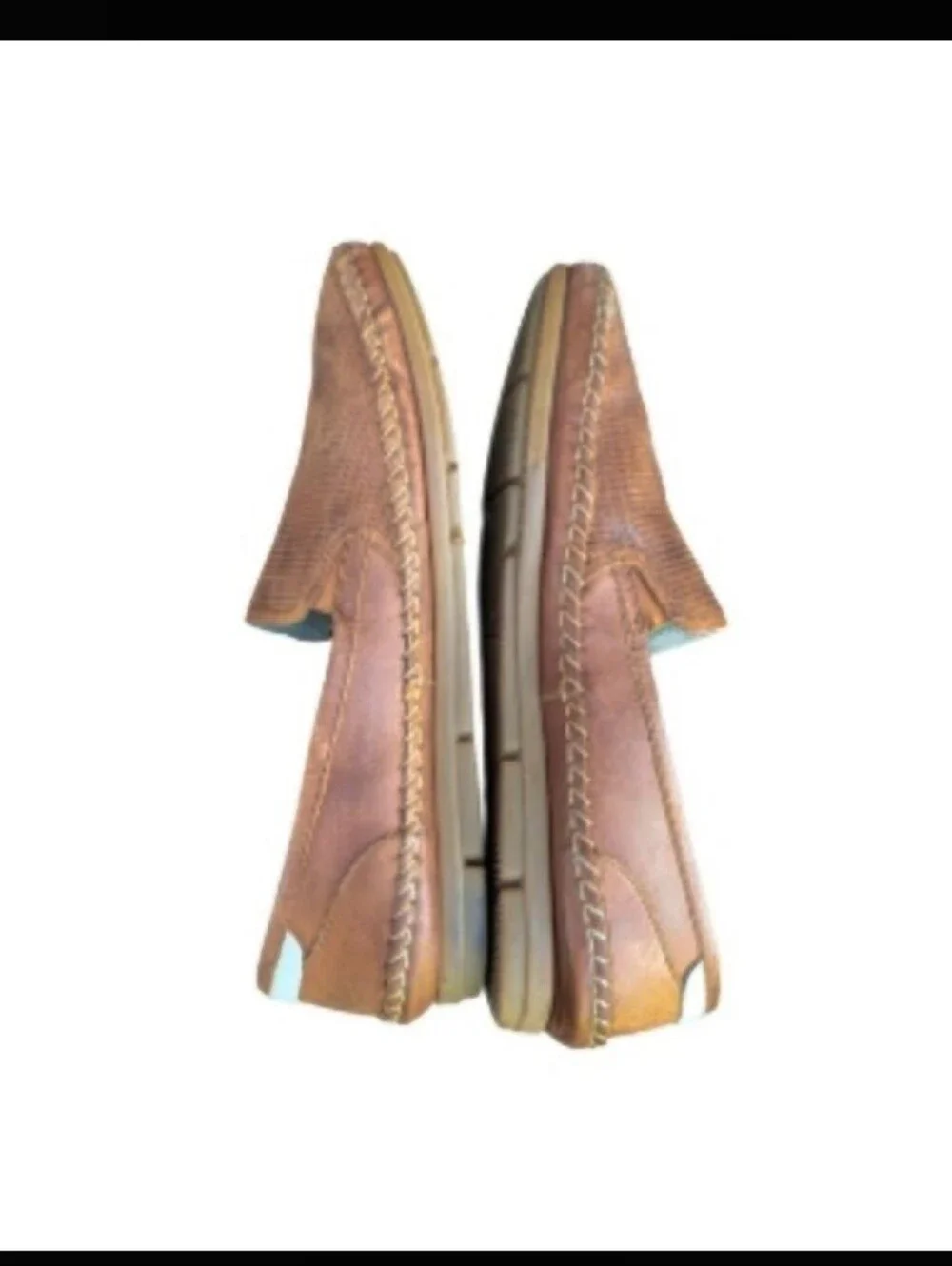 46 Pikolinos Azores Brown Leather Driver Loafer Venetian Slip On Jog Shoe Men 12